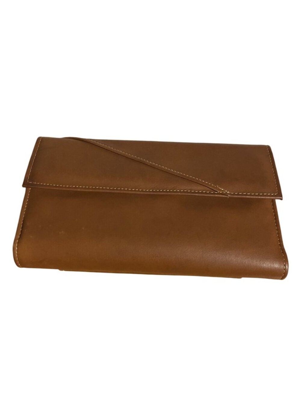 Rolfs Womens Brown Faux Leather Wallet With Zip Coin Pocket & Multiple Card Slot